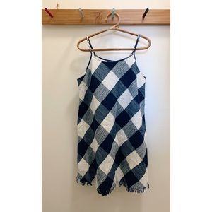 Universal thread gingham sleeveless dress, XL